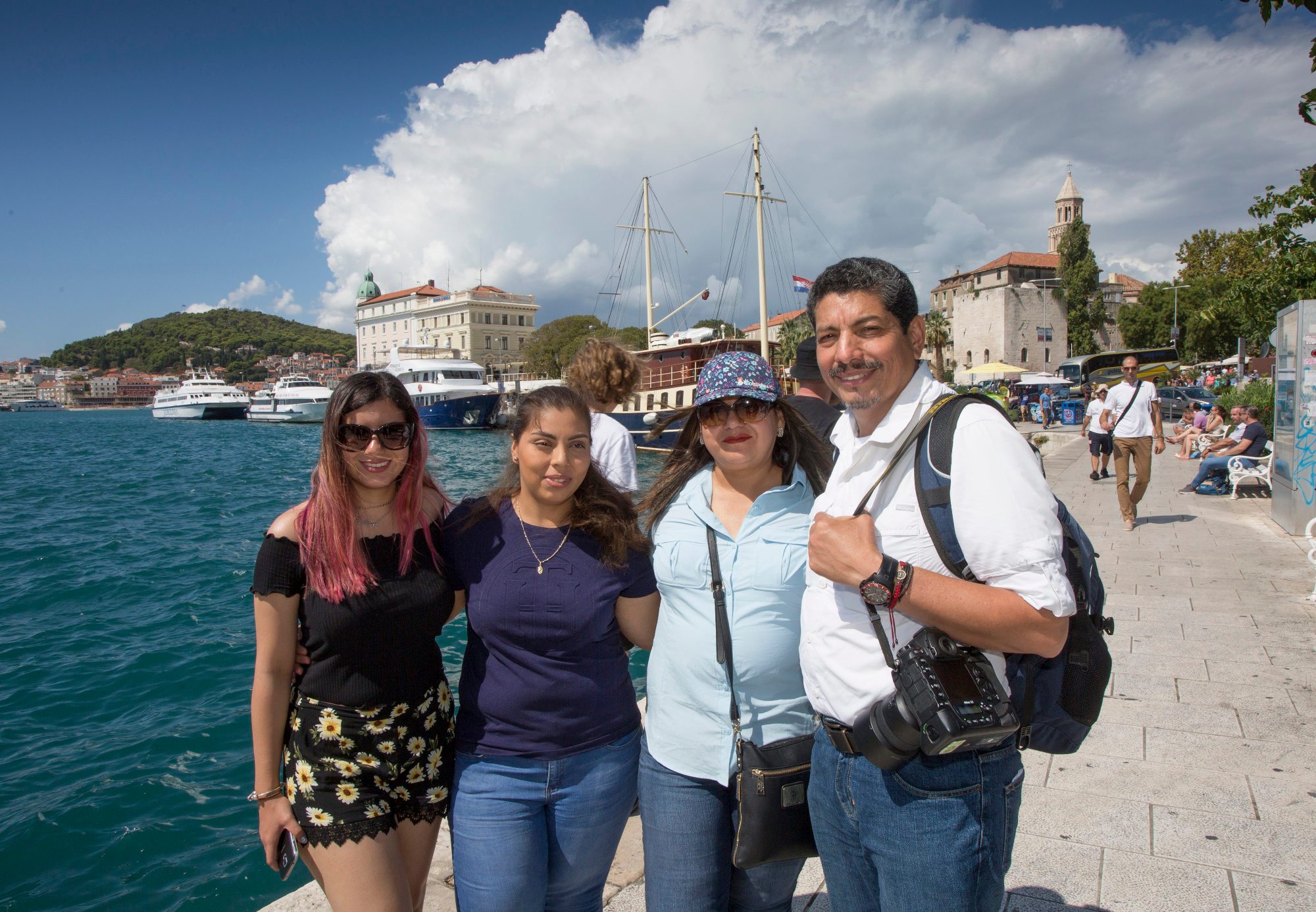 Yuri Cortez s obitelji u Splitu