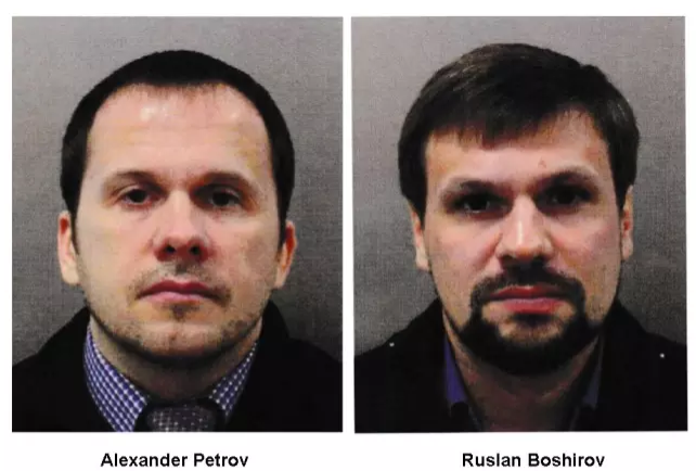 Alexandar Petrov i Ruslan Boshirov, Rusi osumnjičeni za trovanje bivšeg špijuna Sergeja Skripala i njegove kćeri Julije