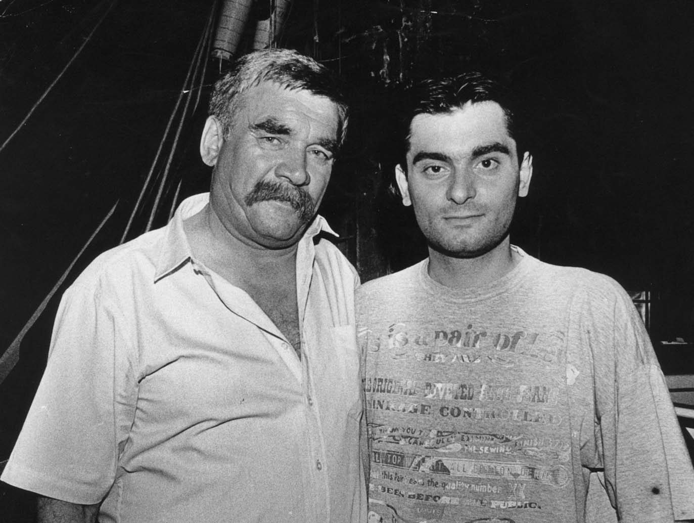 Dino s tatom Borisom Dvornikom