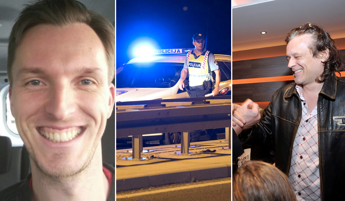 Lijevo: Poginuli Vjeran Dasović (34) koji je prelazio zebru kad je na njega naletio Dražen Scholz (desno). U sredini: Ilustracija