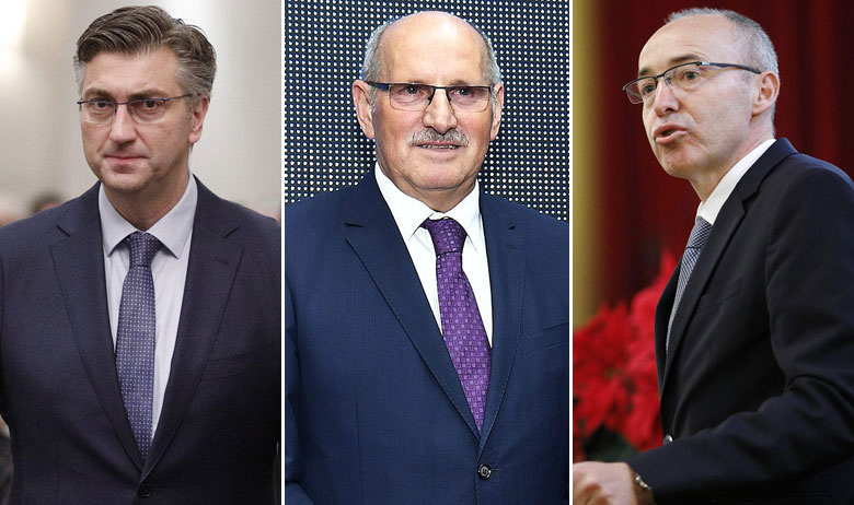 Andrej Plenković, Ivan del Vechio, Damir Krstičević