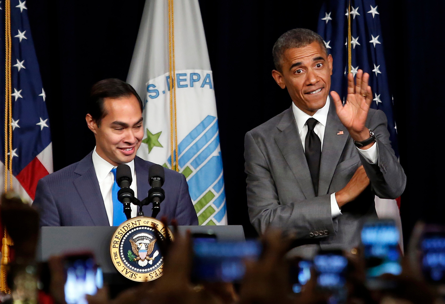 Julian Castro  i Barack Obama