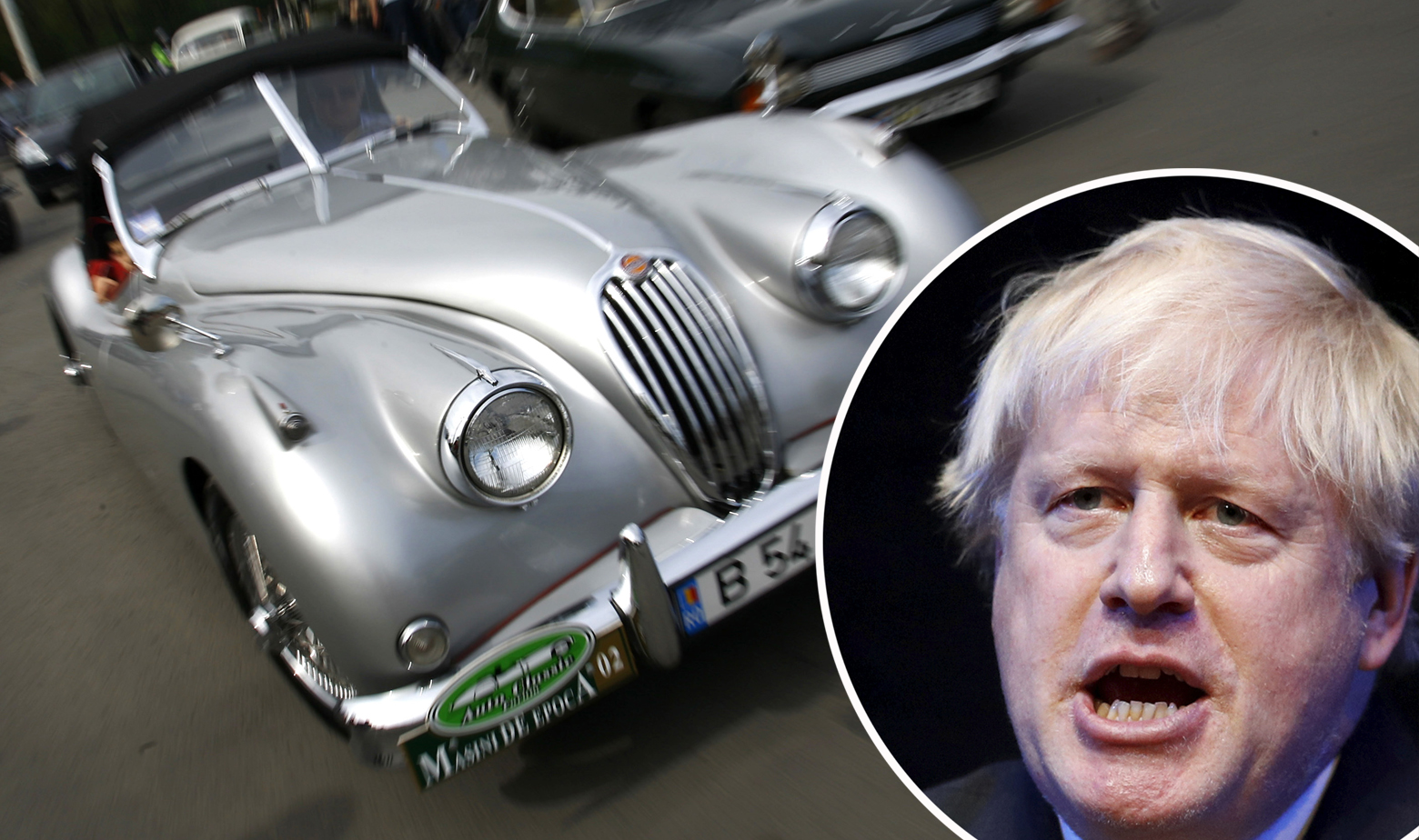 Jaguar XT 140 Roadster iz 1954. i Boris Johnson