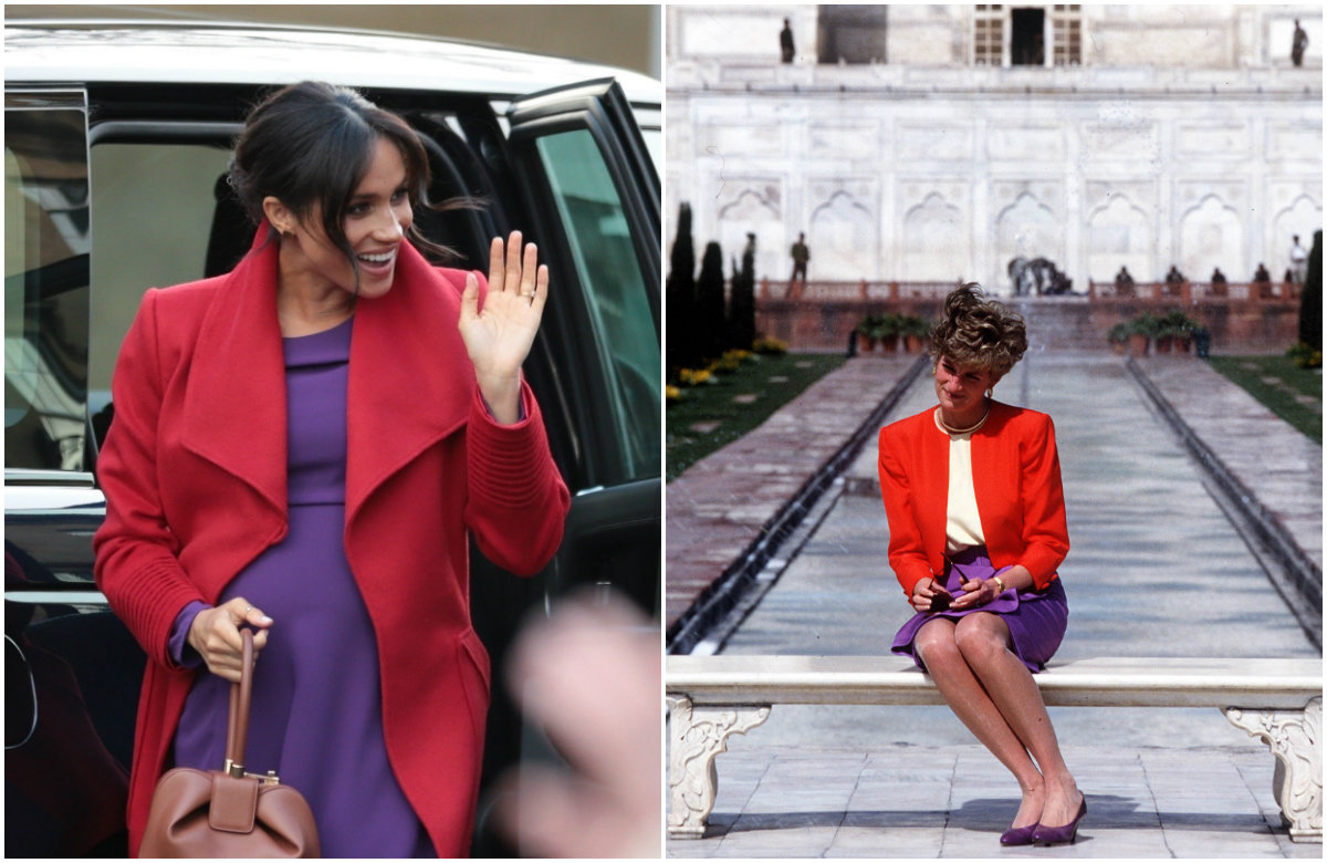 Meghan Markle (2019), princeza Diana (1992.)