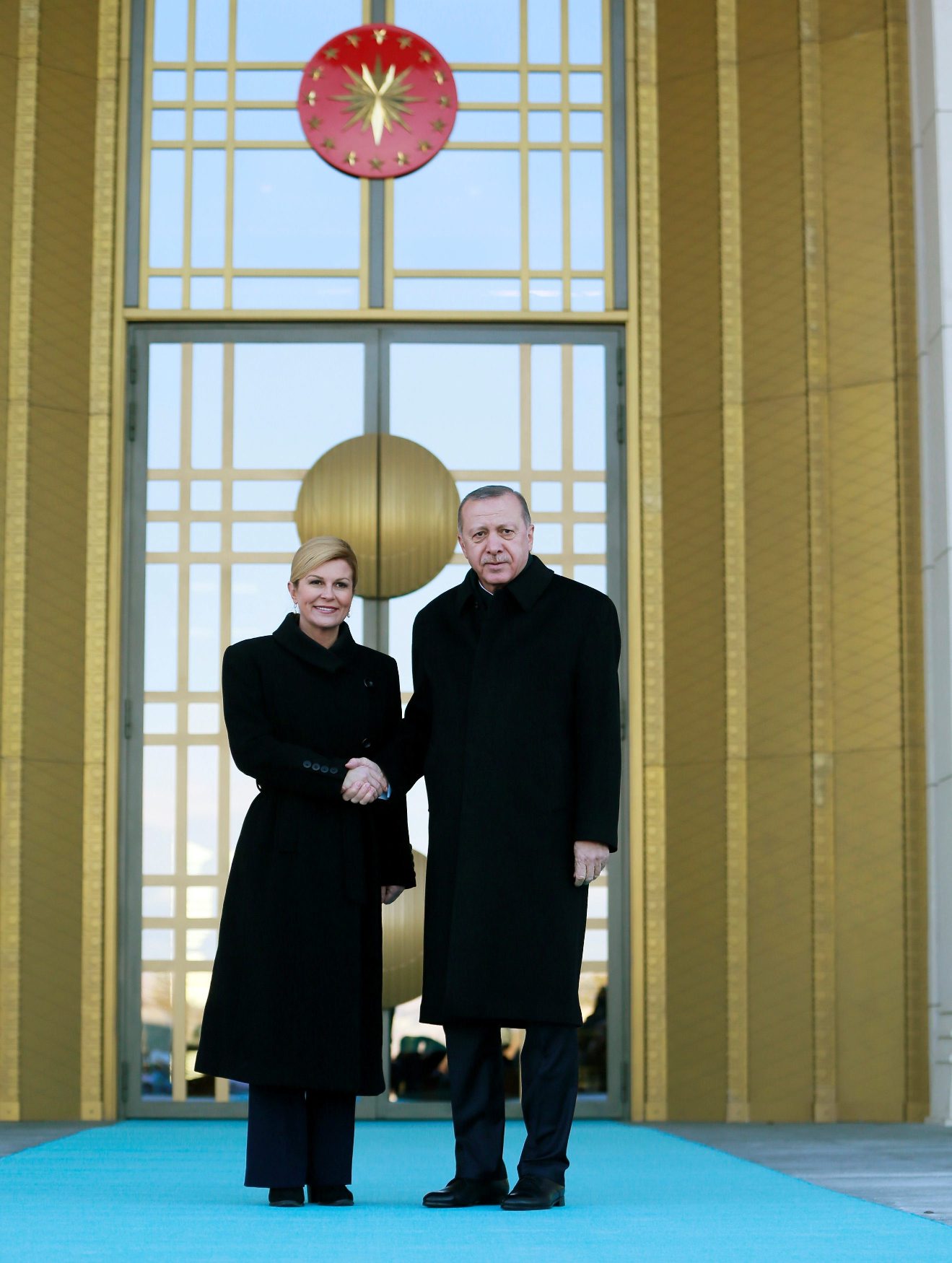 Kolinda Grabar-Kitarović i Recep Tayyip Erdoğan