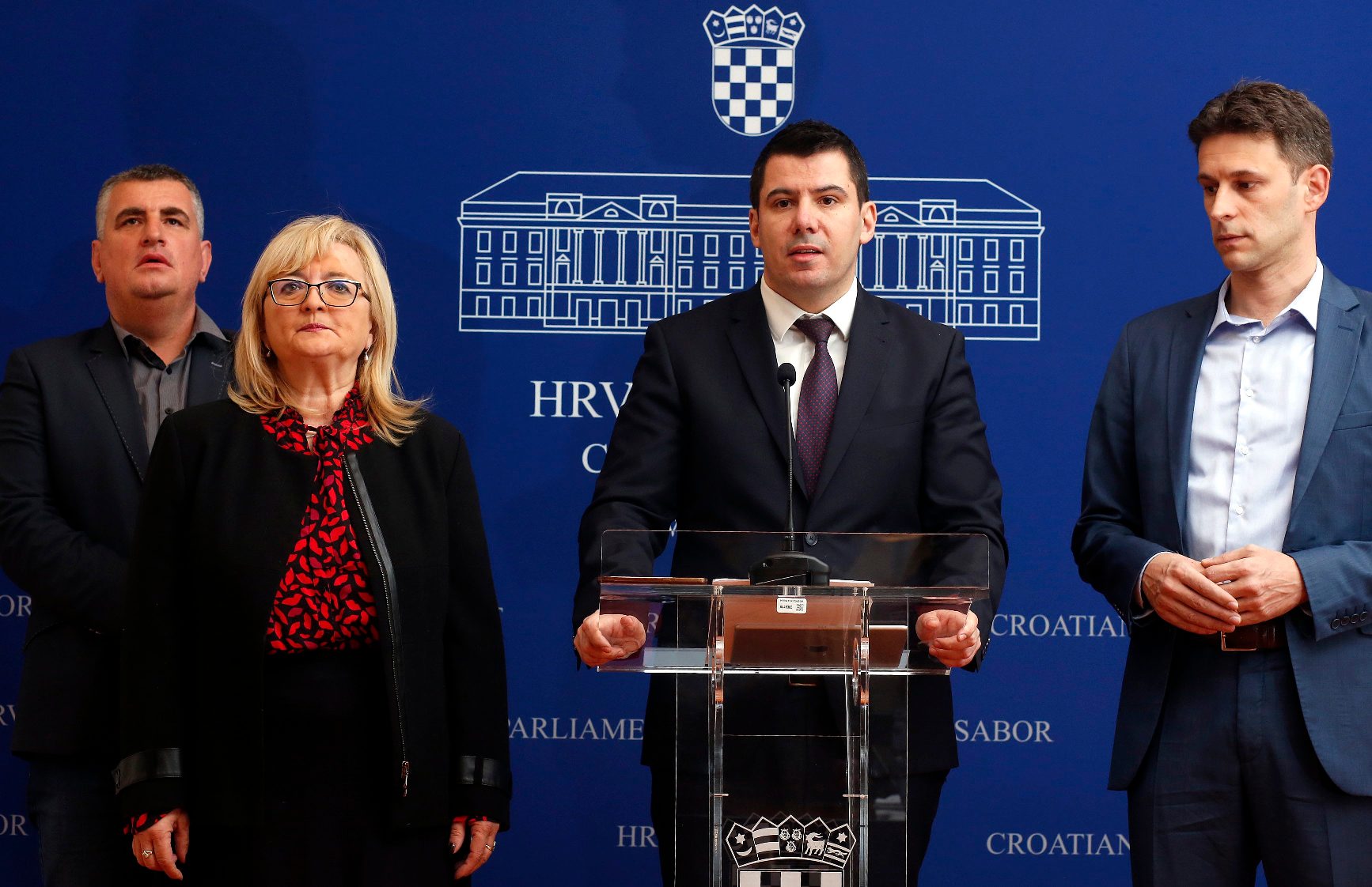 Na fotografiji: Miro Bulj, Ines Strenja Linić, Nikola Grmoja, Božo Petrov