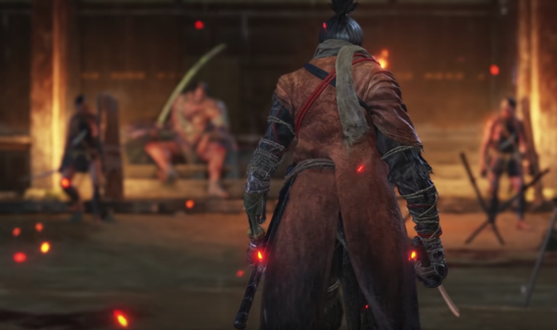 Sekiro se priprema za okršaj s neprijateljima