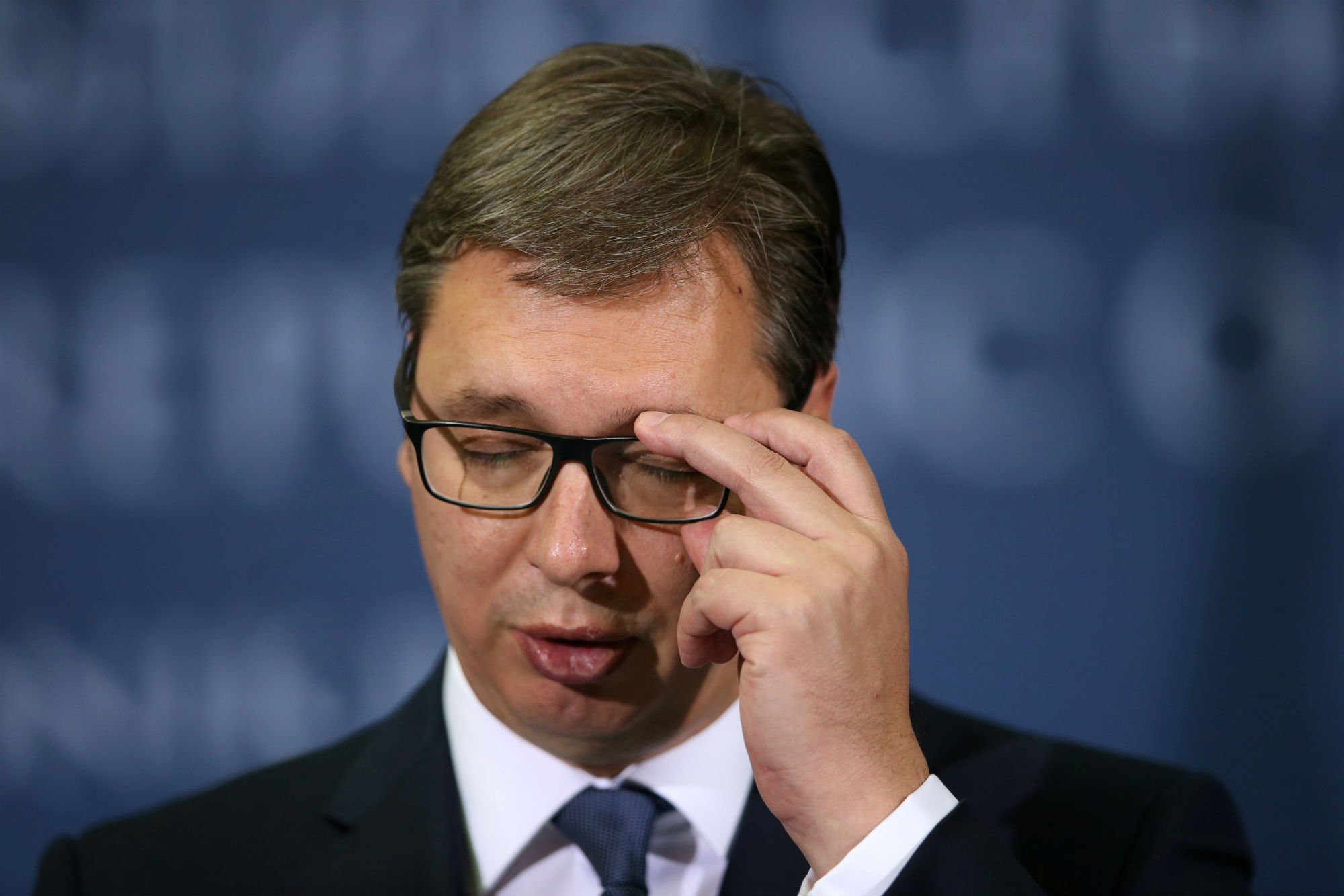 Serbian president Aleksandar Vučić
