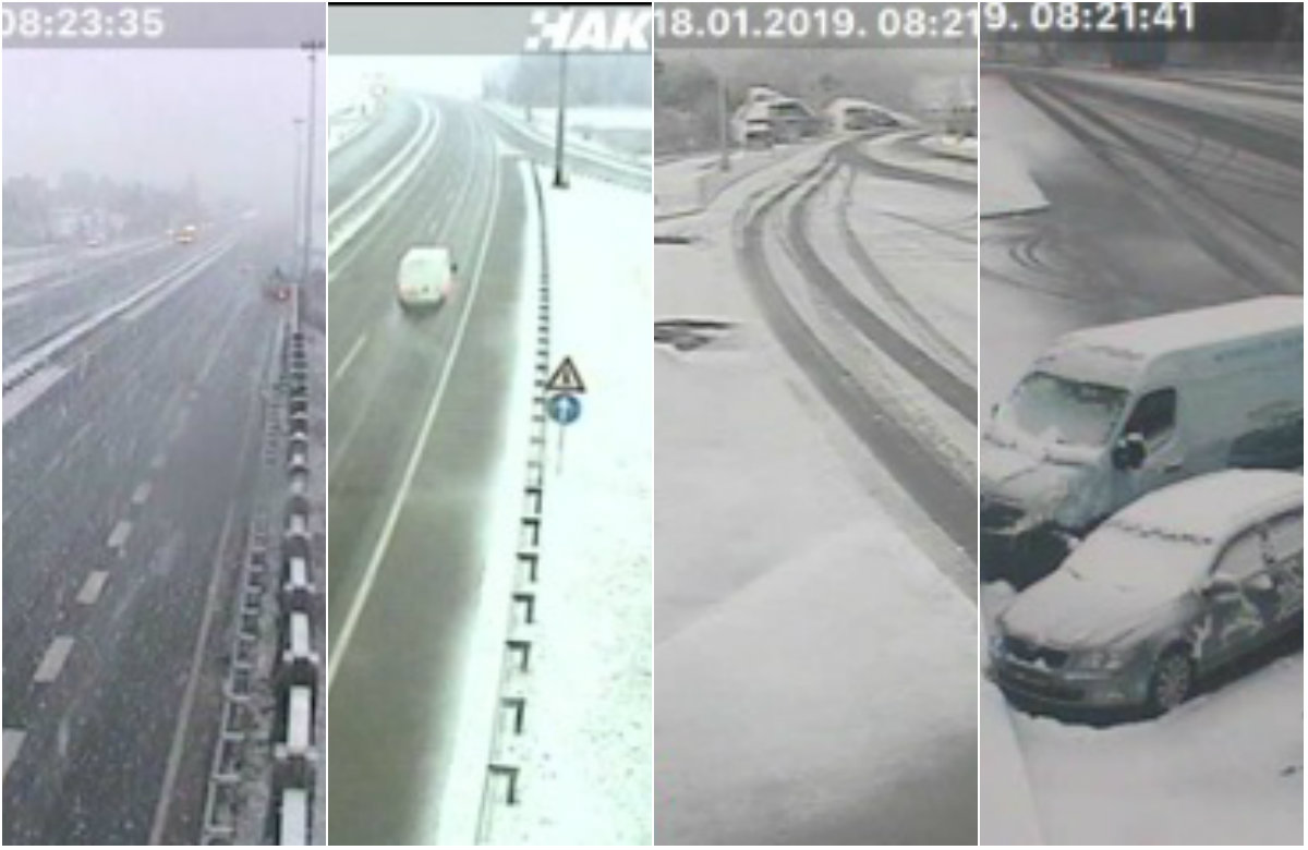 Snijeg na cestama, 18.1.2019.