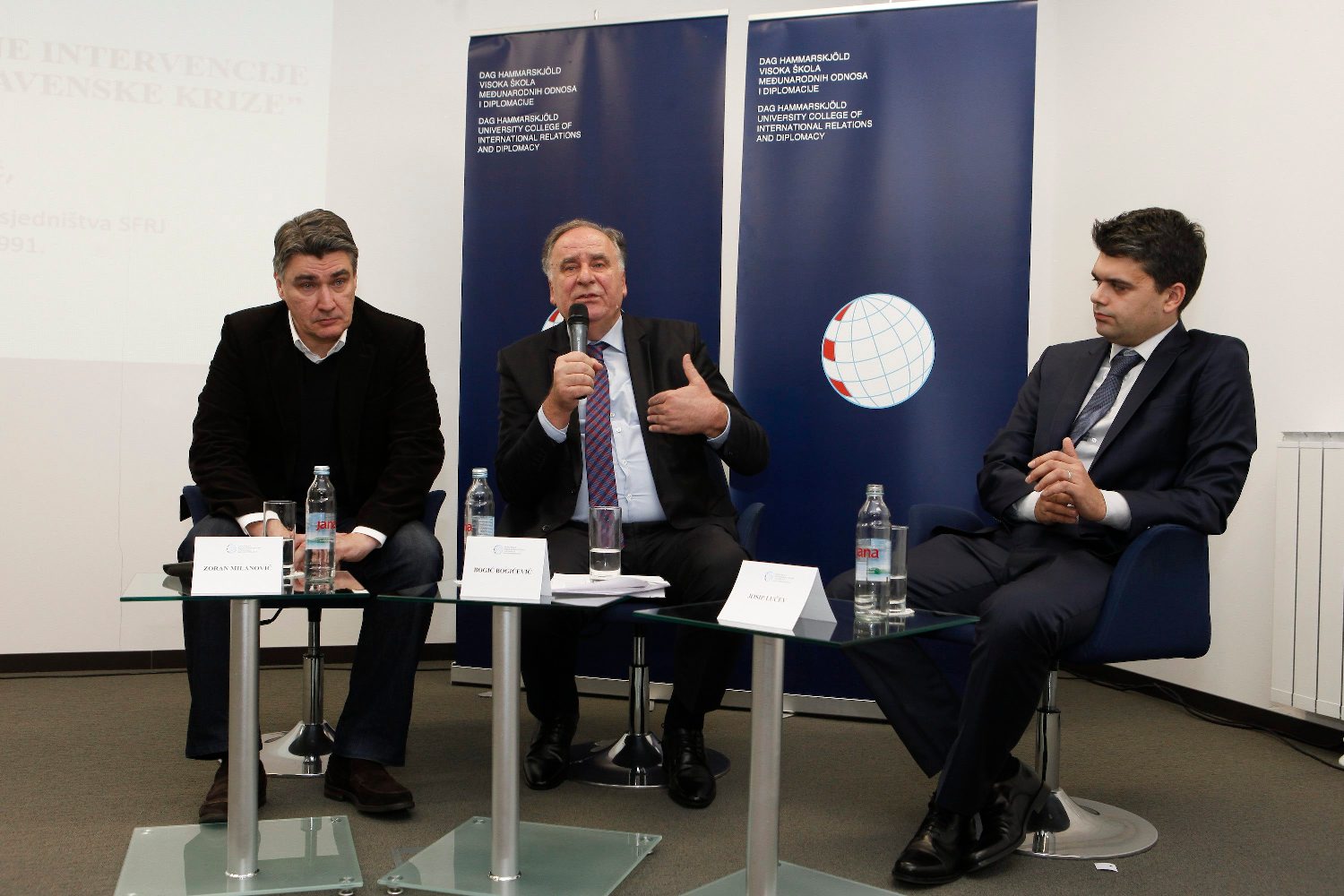 Zoran Milanović, Bogić Bogićević, Josip Lučev