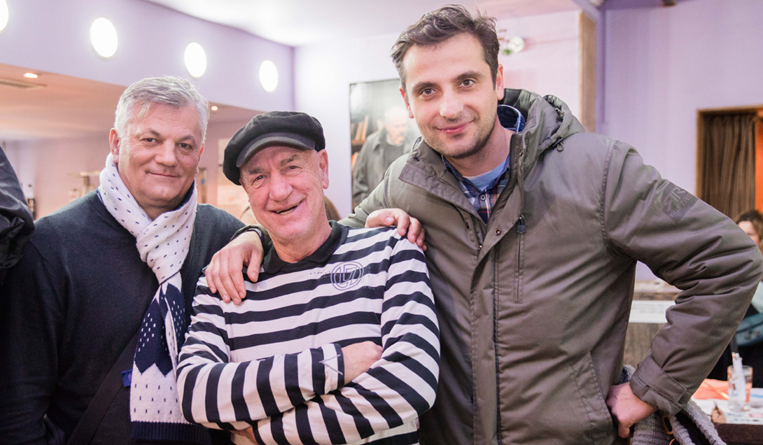 Legenda Hajduka Ivan Gudelj, Matko Elezović i Robert Kurbaša