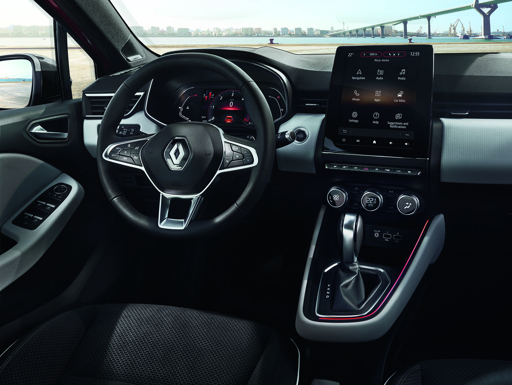 Unutrašnjost Renaulta Clija