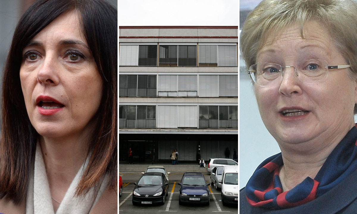 lijevo: Blaženka Divjak; u sredini: zgrada Filozofskog fakulteta u Zagrebu; desno: Vesna Vlahović-Štetić