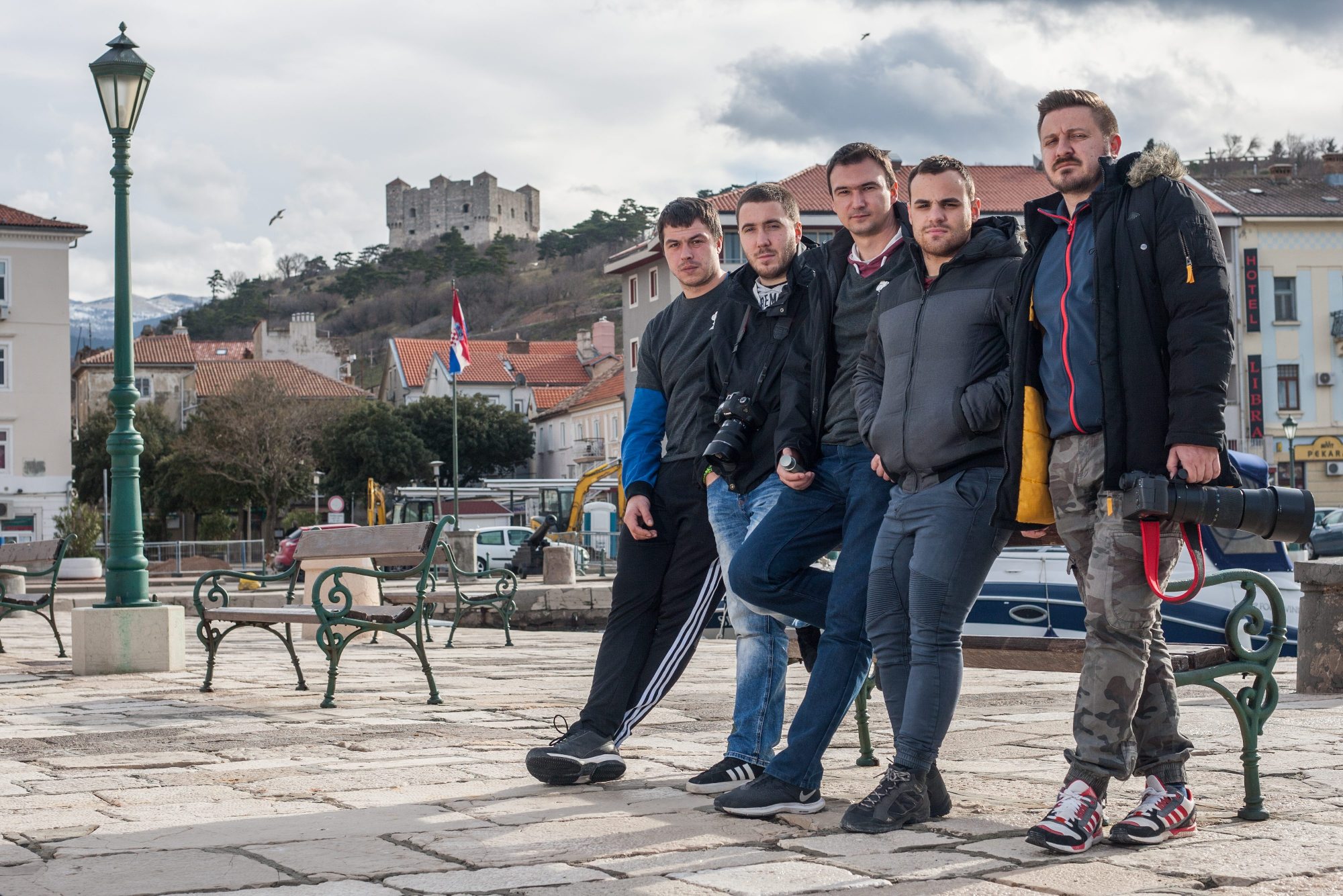 Karlo Uković, Nino Salkić, Mario Devčić, Harry Tomljanović i Lucijan Španić