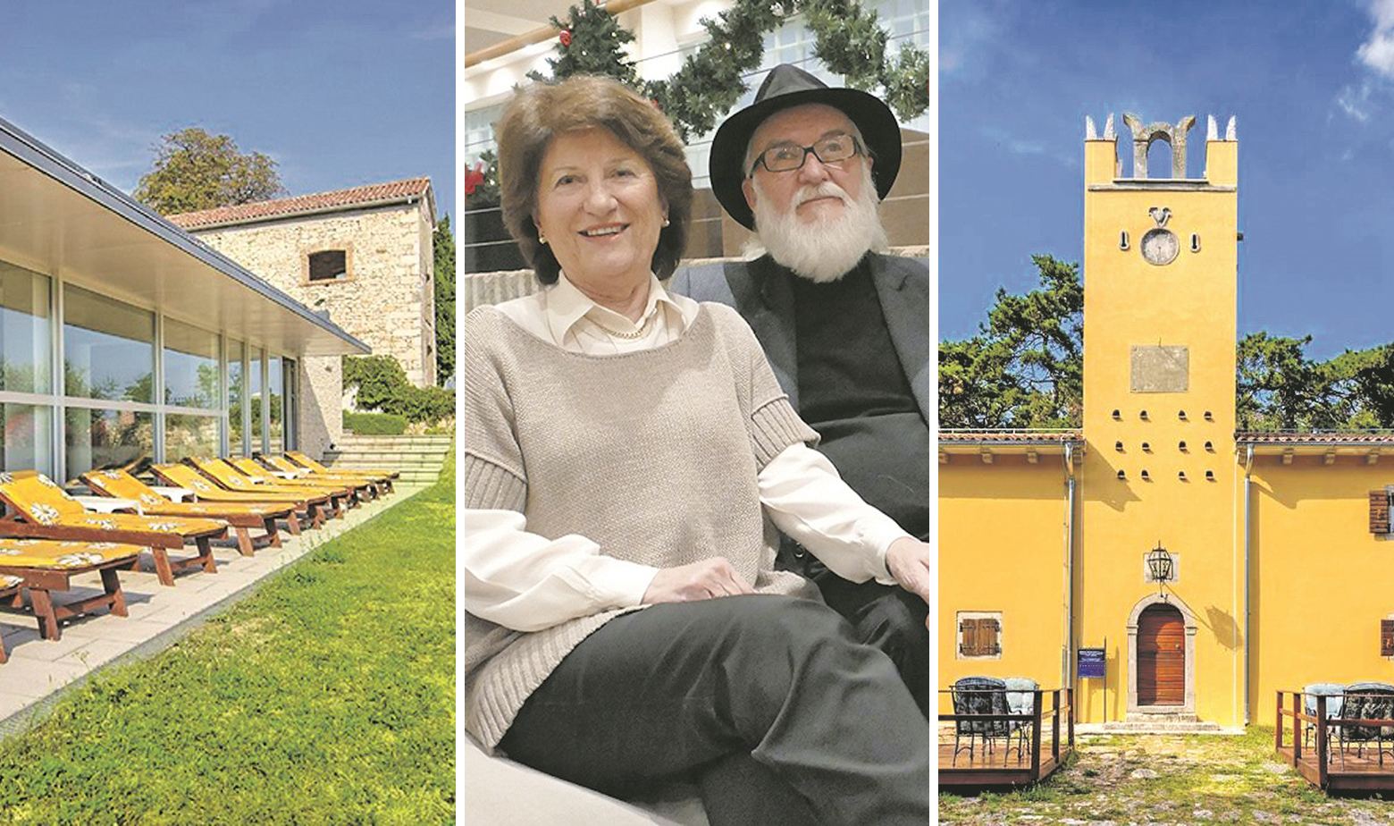 Apartmani u Istri i Sonja i Rade Vojinović u sredini