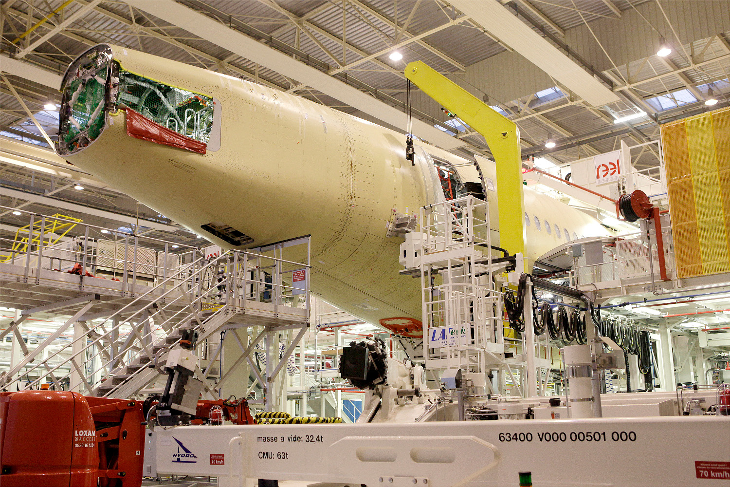 Ilustracija, tvornica Airbusa u Francuskoj