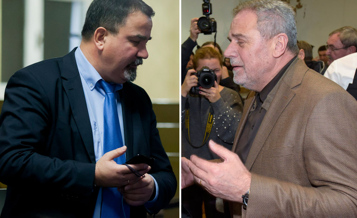 Ilija Ćorić (lijevo) i MIlan Bandić (desno)