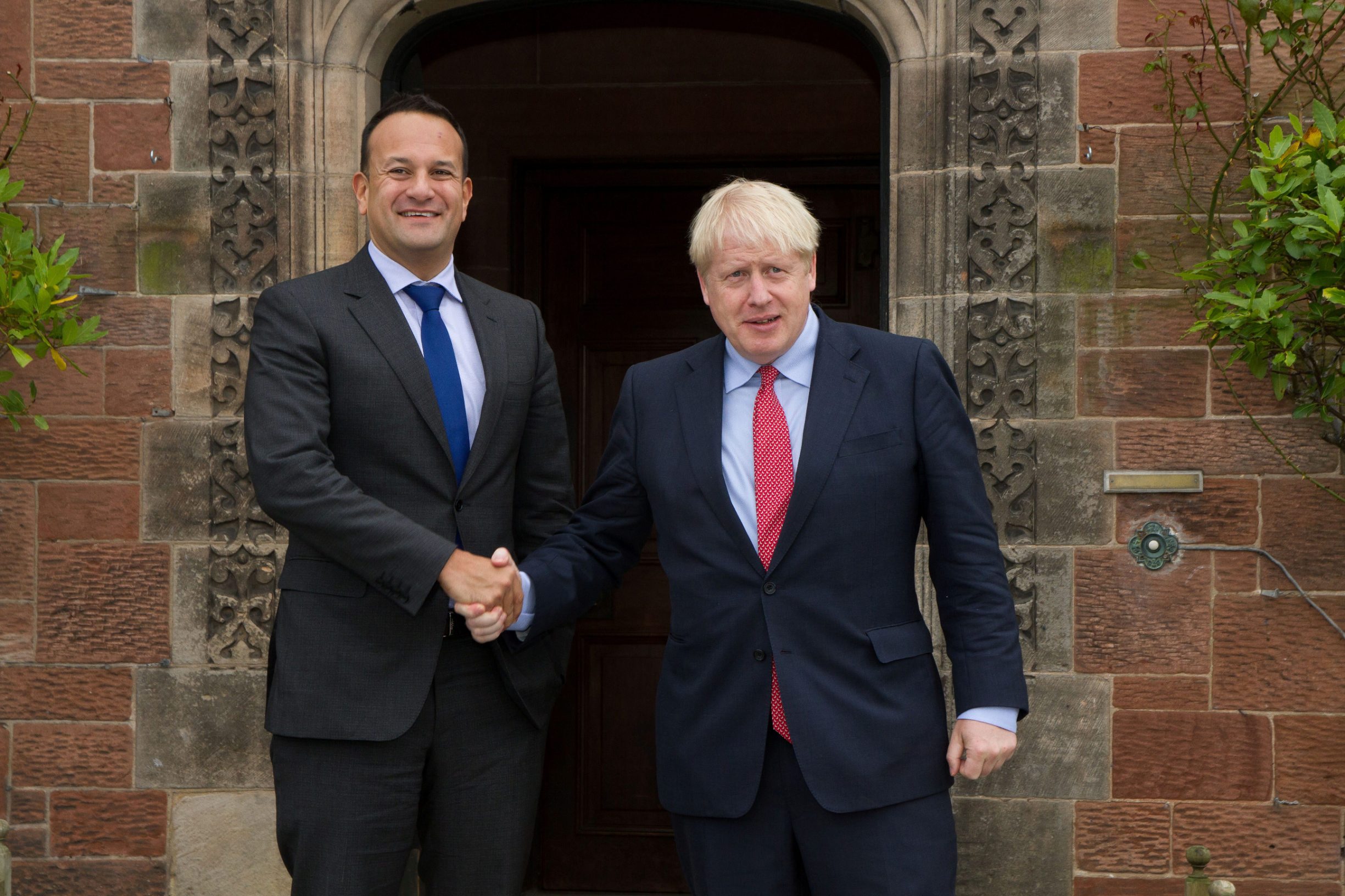 Leo Varadkar i Boris Johnson