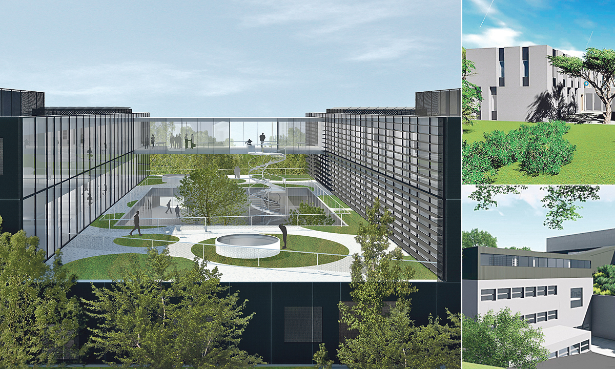 Izgled novih zgrada IRB-a