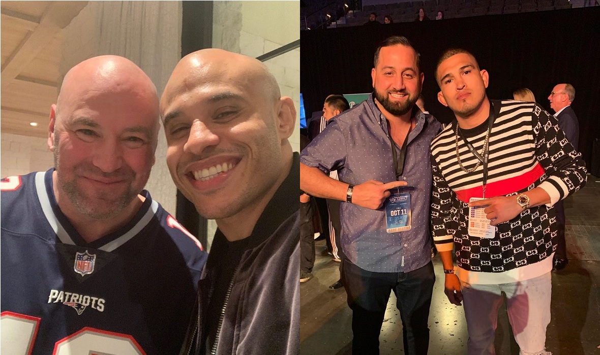 Dana White i Ali Abdelaziz, Abe Kawa i Anthony Pettis