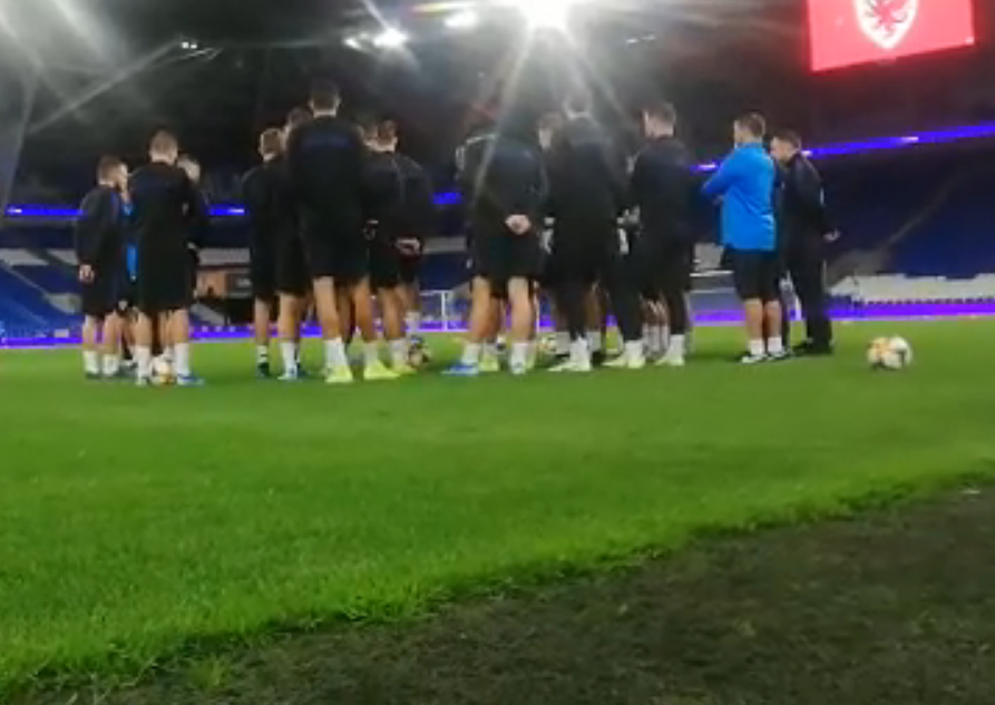 trening vatreni cardiff foto