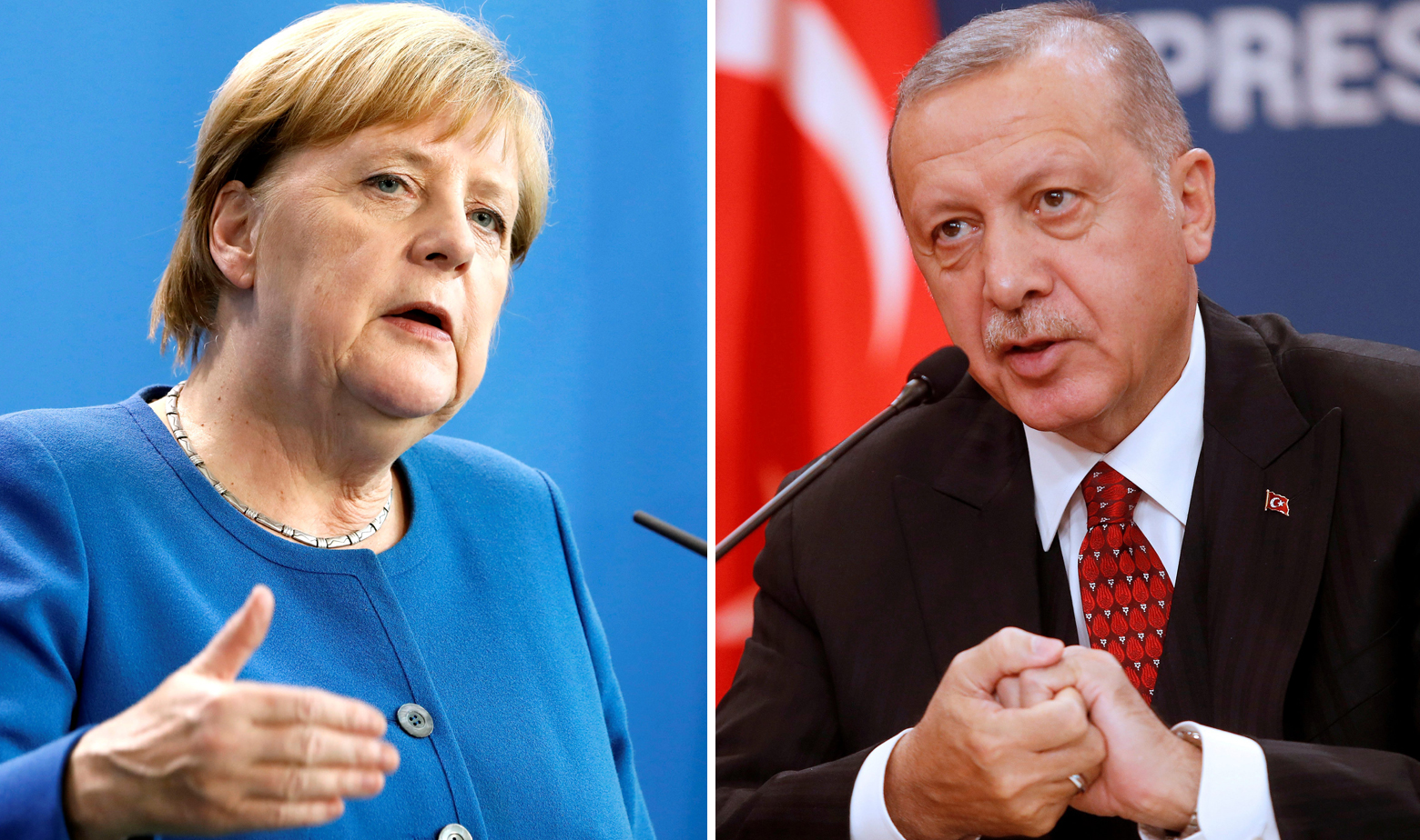 Angela Merkel i Recep Tayyip Erdogan