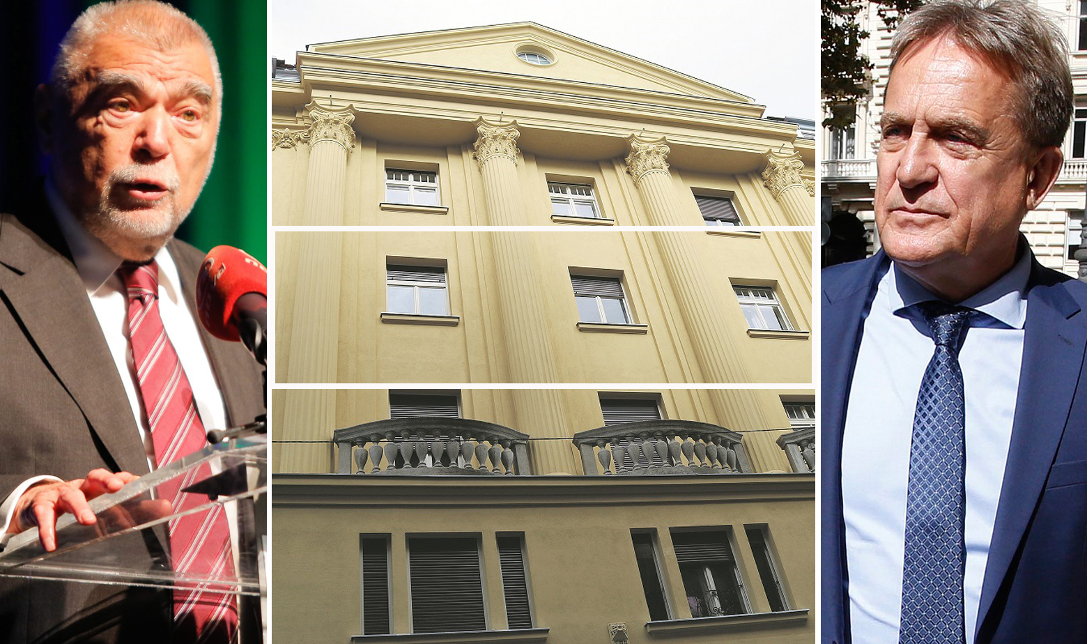 Stjepan Mesić, Božidar Kalmeta i nekadašnja državna rezidencija u Masarykovoj koju su koristili