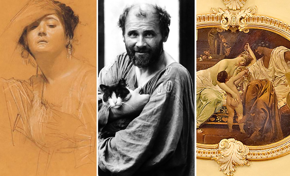 Gustav Klimt (u sredini)