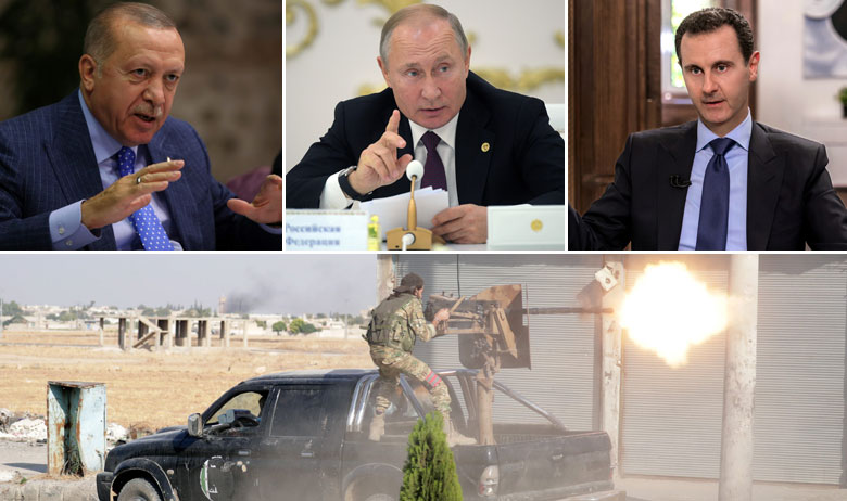 Recep Tayyip Erdoğan, Vladimir Putin, Bašar al-Asad