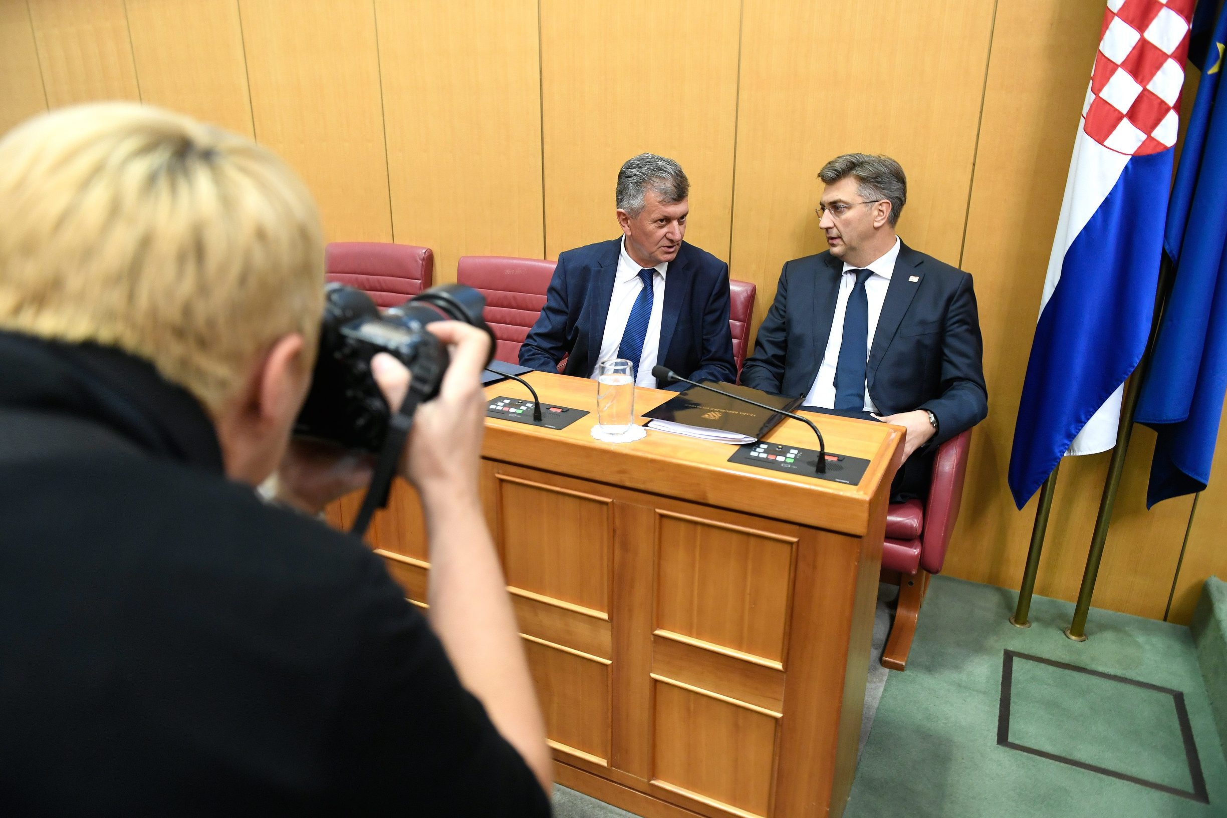 Milan Kujundžić i Andrej Plenković