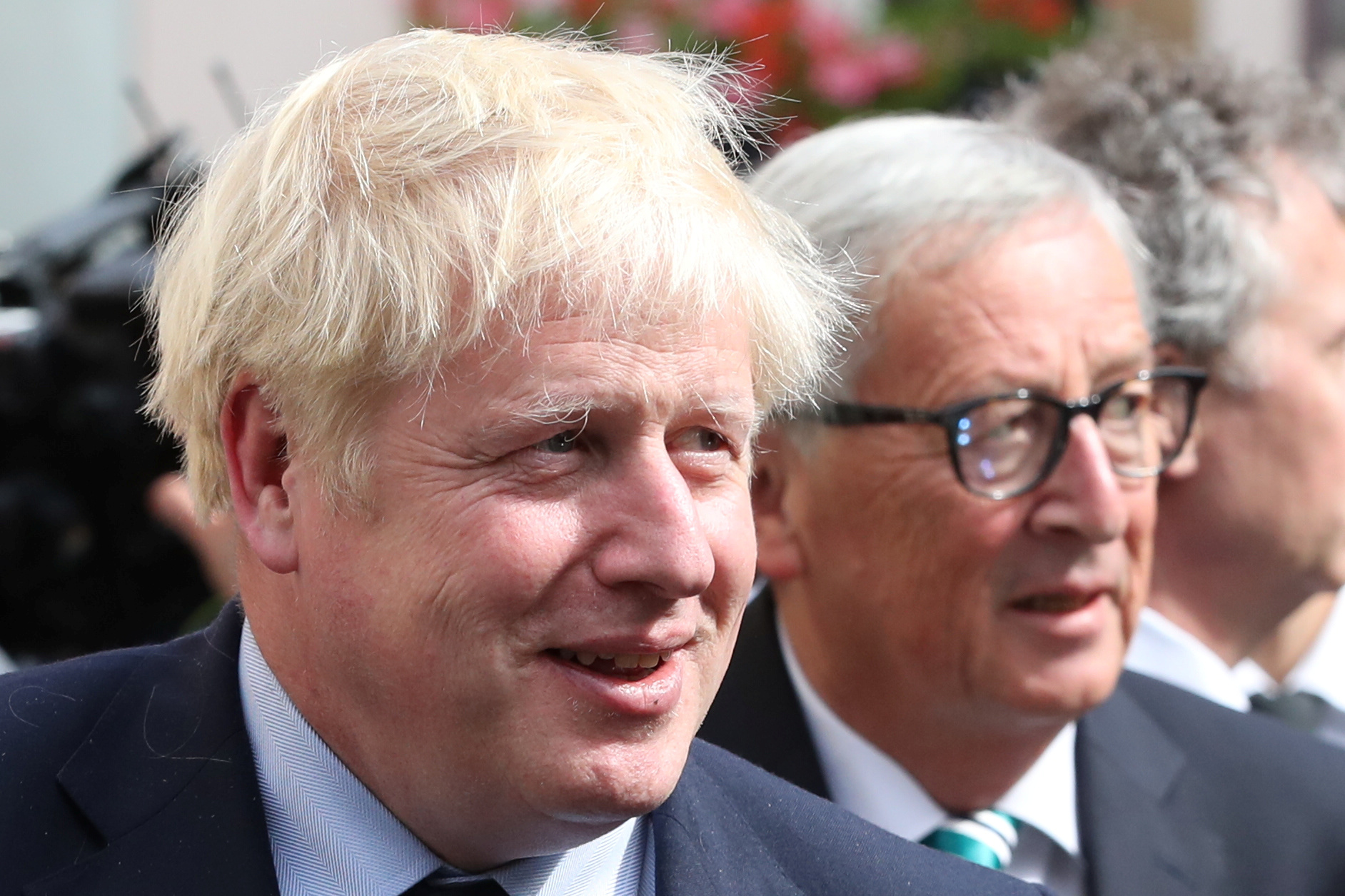 Britanski premijer Boris Johnson (lijevo) i predsjednik Europske komisije Jean-Claude Juncker