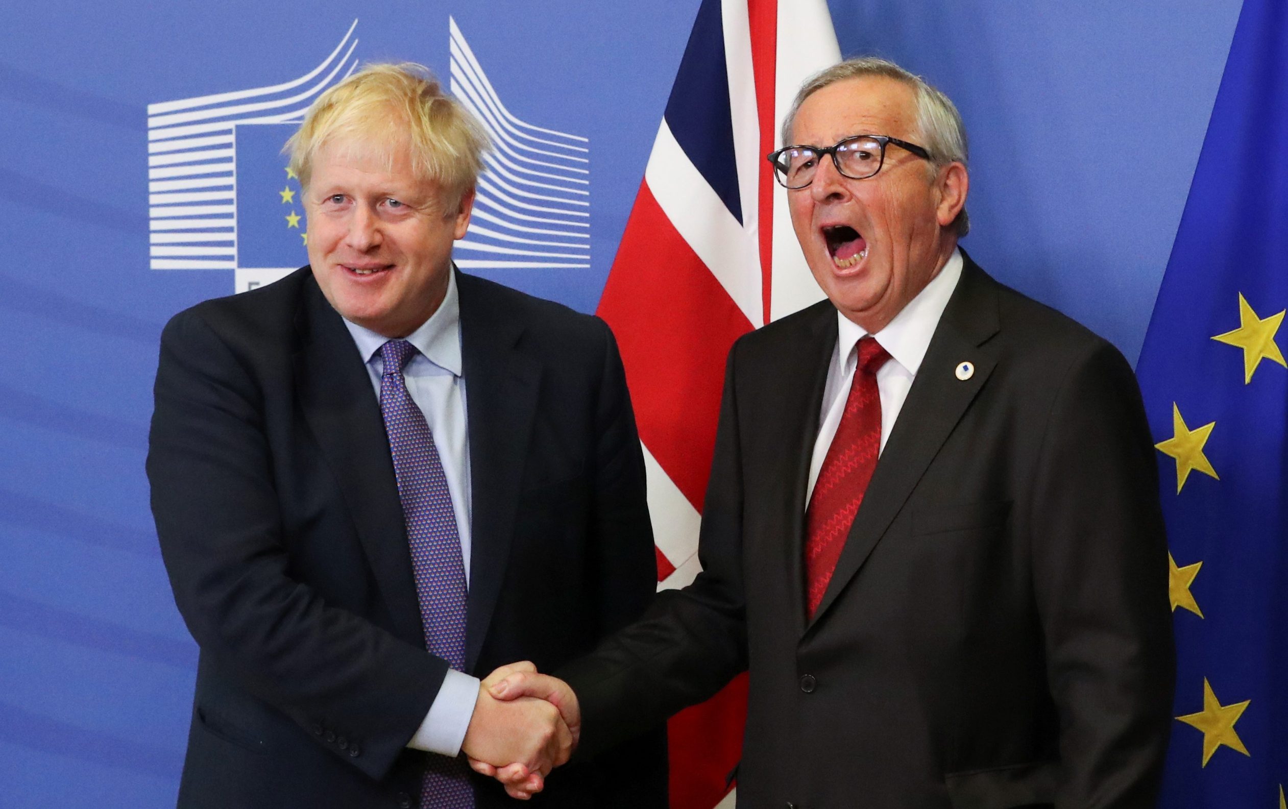 Boris Johnson i Jean-Claude Juncker