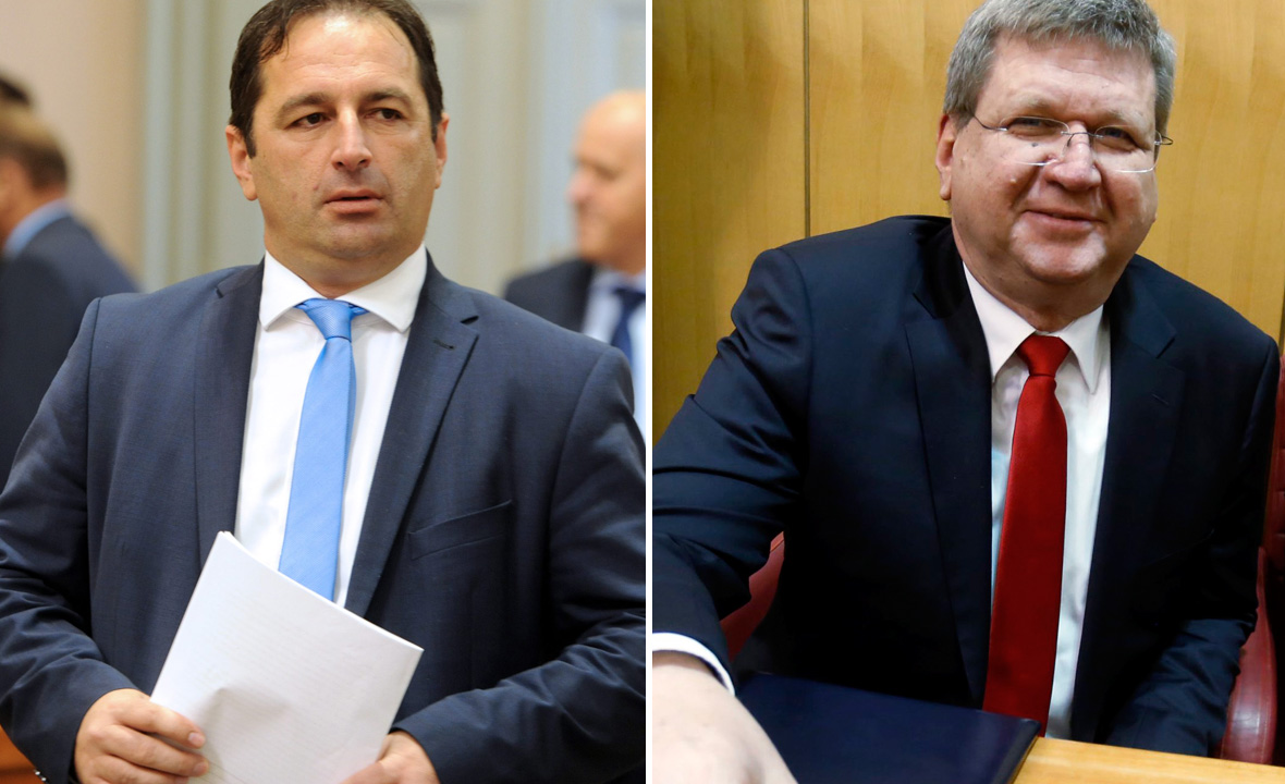 Josip Borić (lijevo) i Mirando Mrsić (desno)