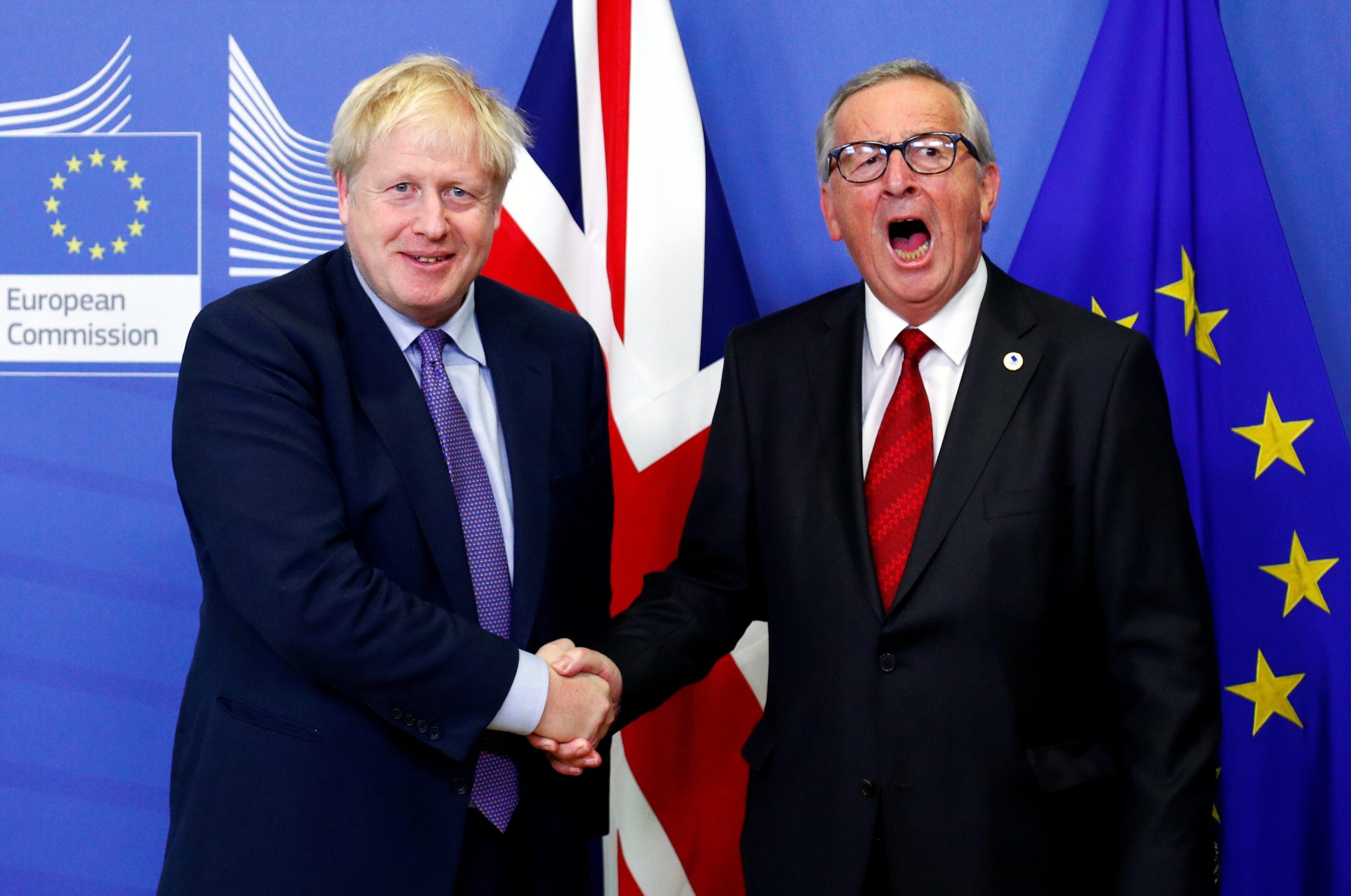 Boris Johnson i Jean-Claude Juncker