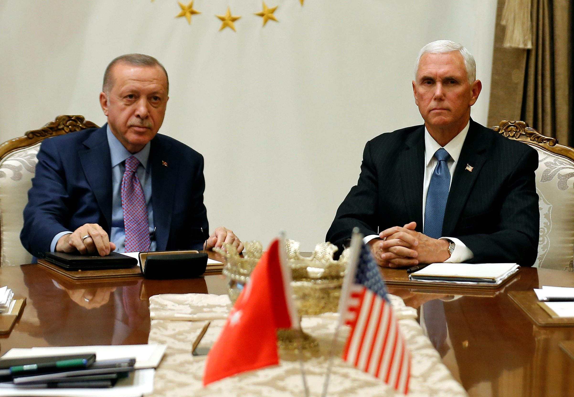 Recep Tayyip Erdogan i Mike Pence