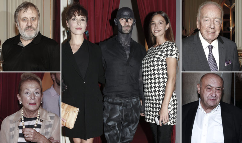 Slavoj Žižek (gore lijevo); Ksenija Urličić (dolje lijevo); Iva Mihalić, Mislav Čavajda i Luca Anić (sredina); Budimir Lončar (gore desno); Čedo Prodanović (dolje desno)