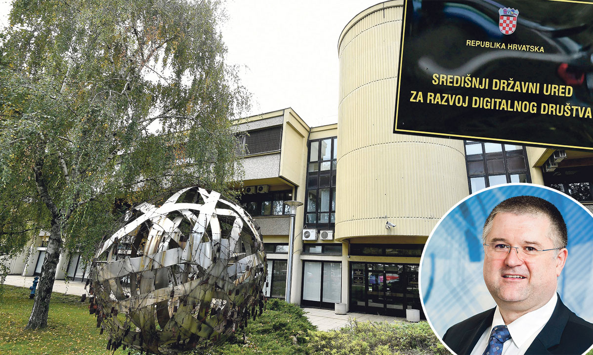u krugu: Bernard Gršić, državni tajnik Središnjeg državnog ureda za razvoj digitalnog društva