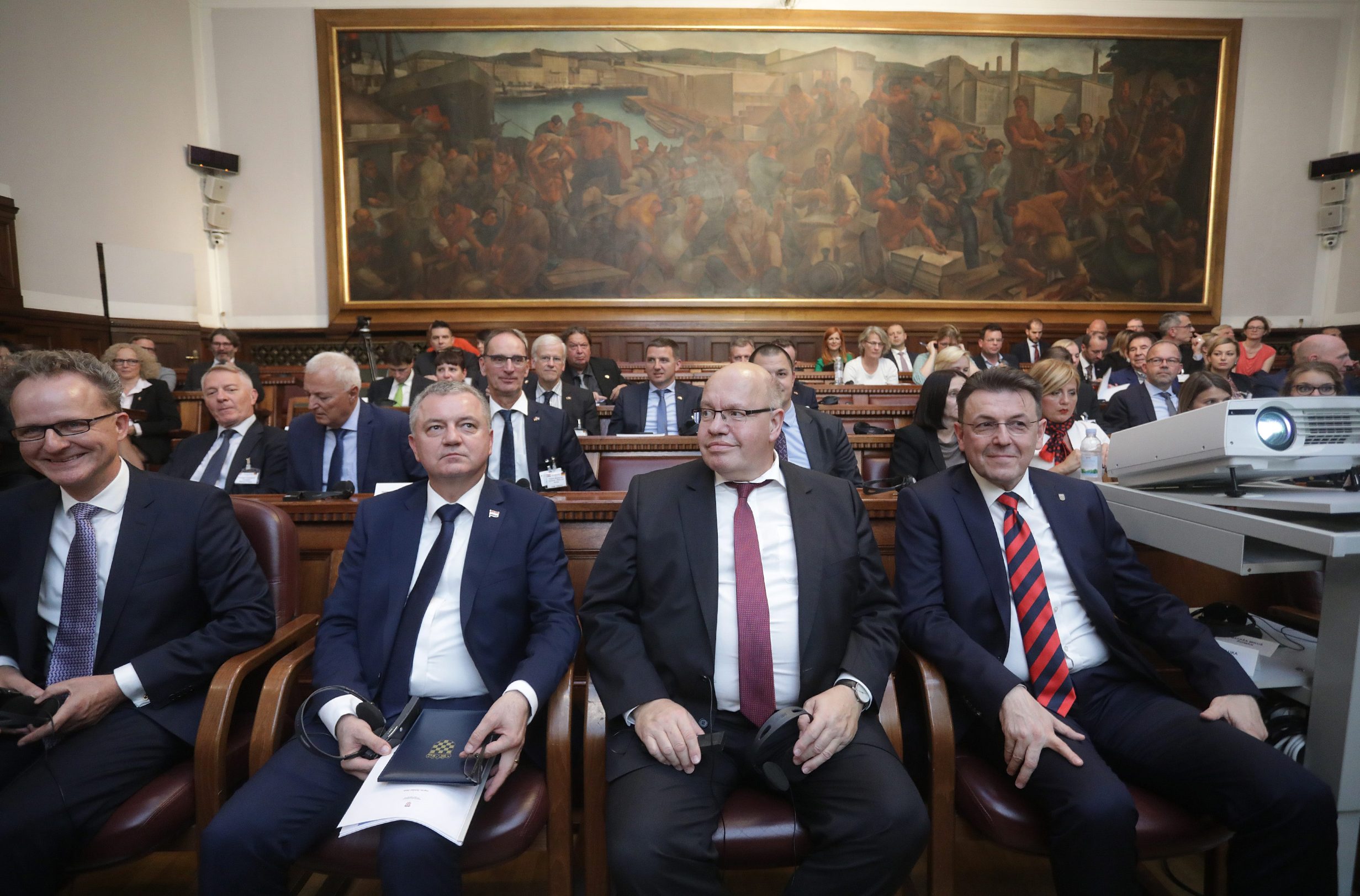 Darko Horvat, Peter Altmaier i Luka Burilović