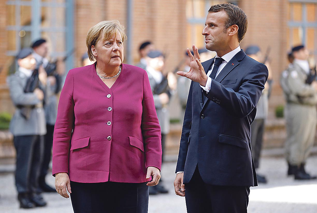 Angela Merkel i Emmanuel Macron