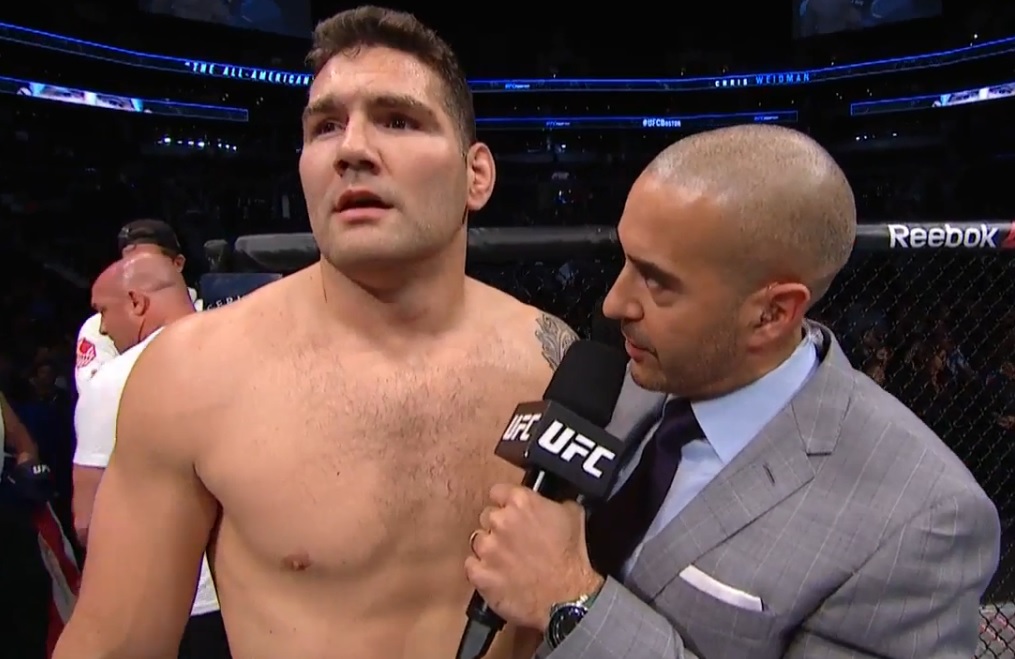 Chris Weidman i Jon Anik