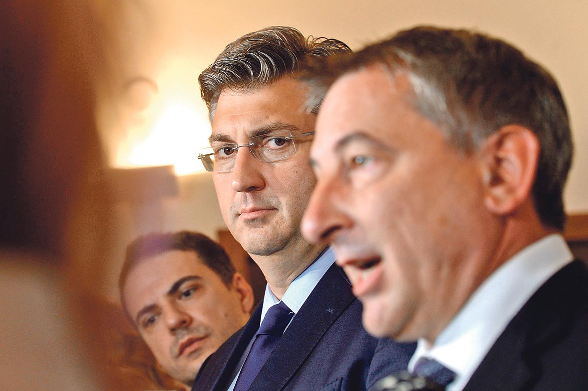 Premijer Plenković i HNS-ov ministar Štromar