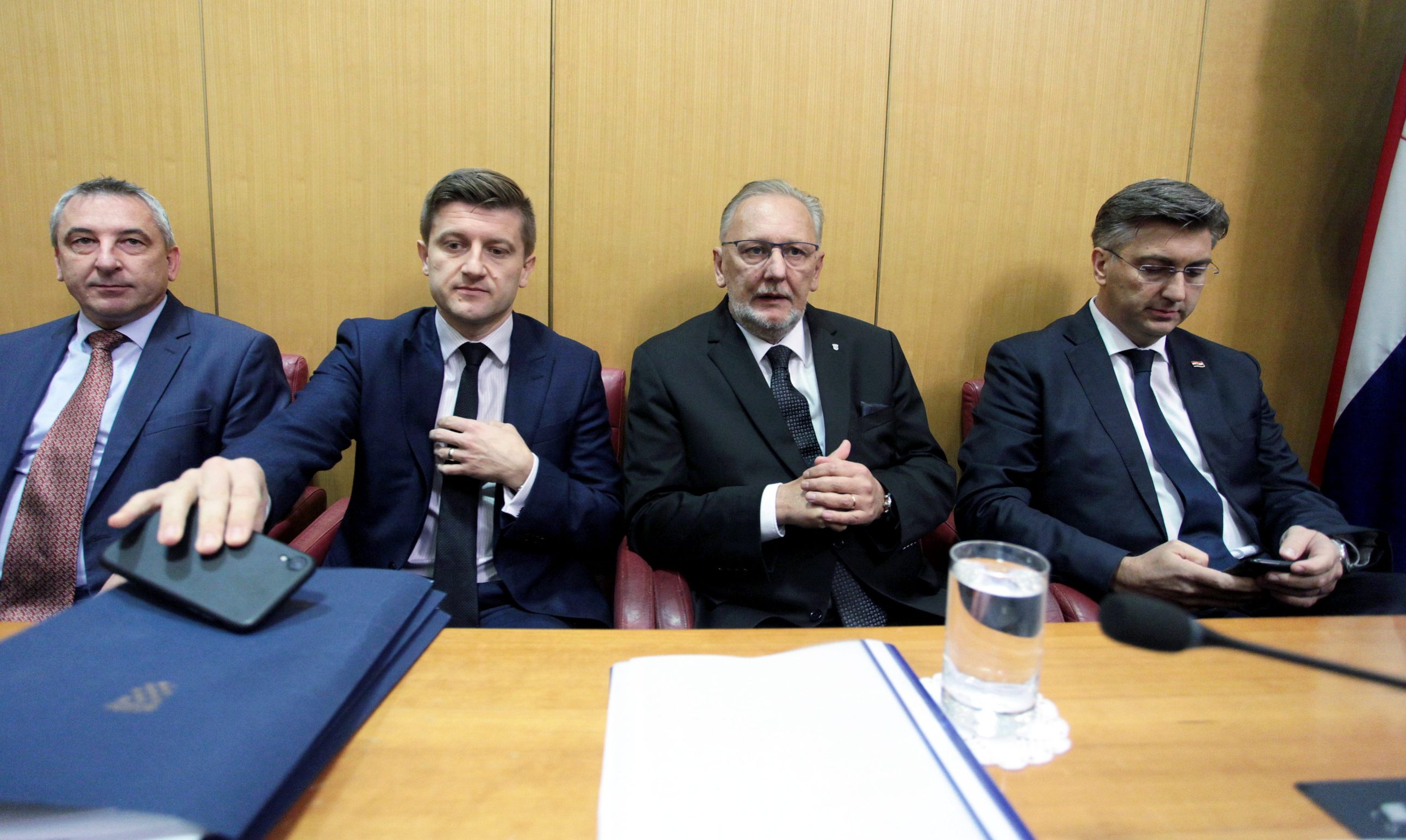 Predrag Štromar, Zdravko Marić, Davor Božinović, Andrej Plenković