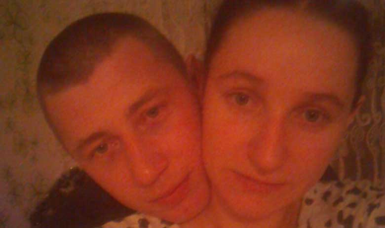 Leonid i Natalija Kolb, otac i majka djevojčice