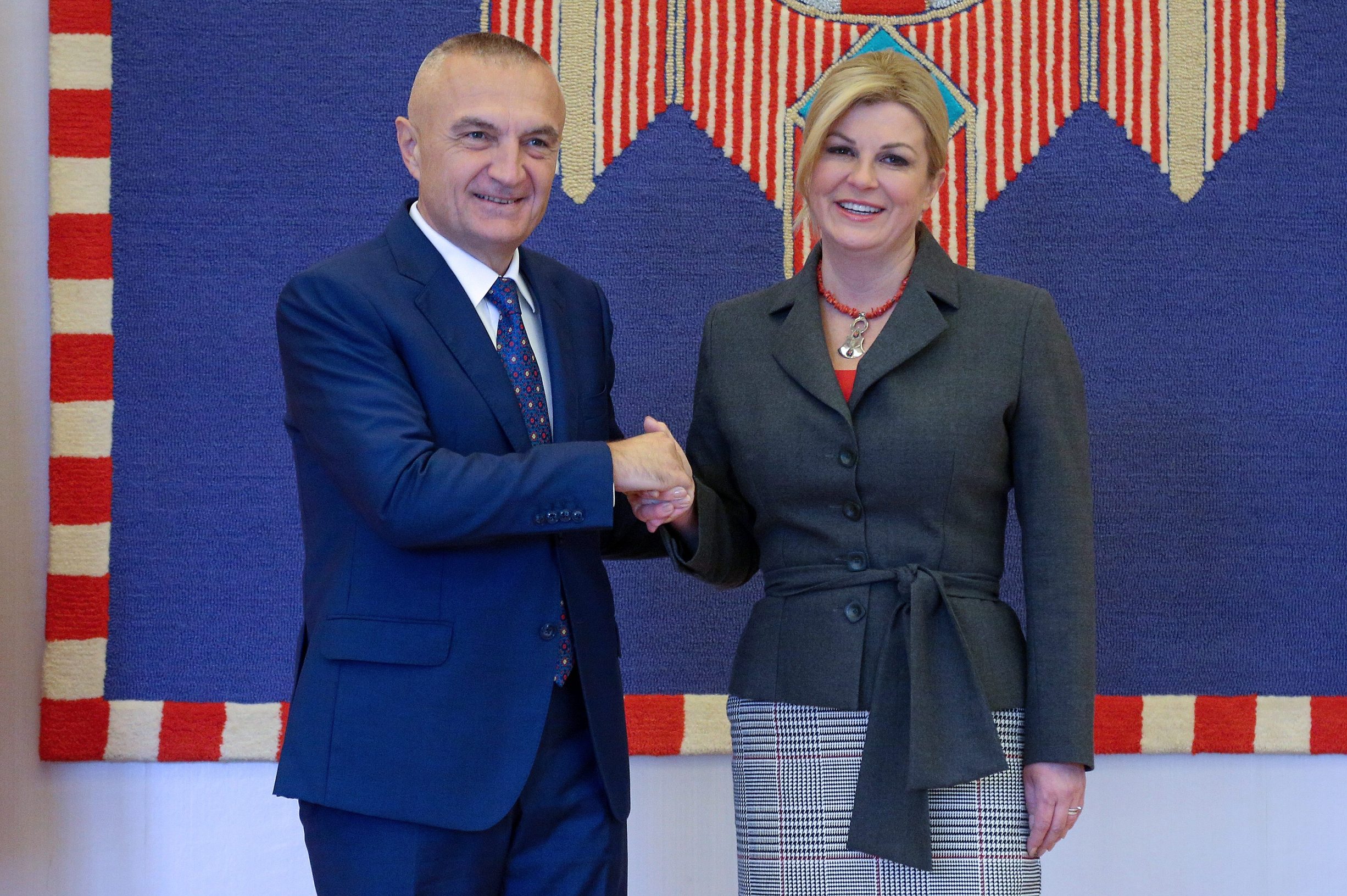 Kolinda Grabar-Kitarović i Ilir Meta 