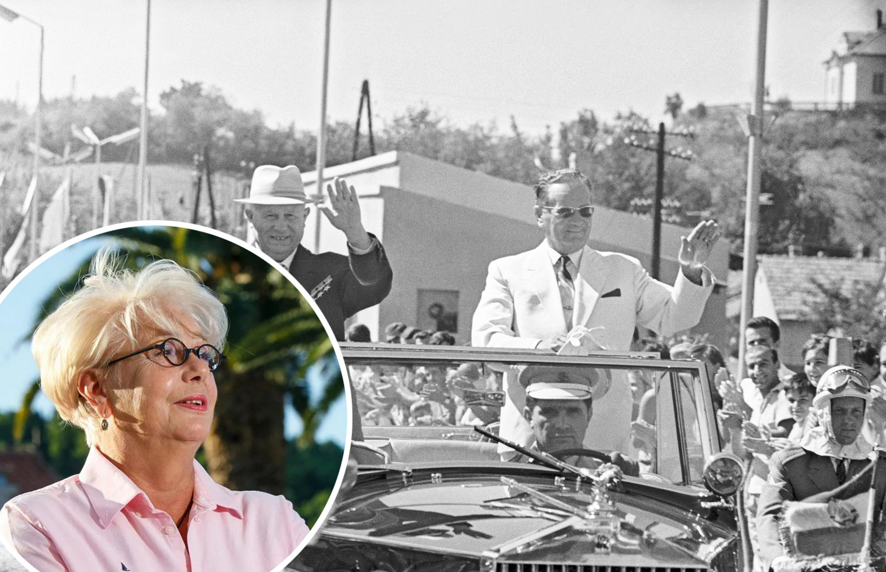 Branka Prpa (u krugu)