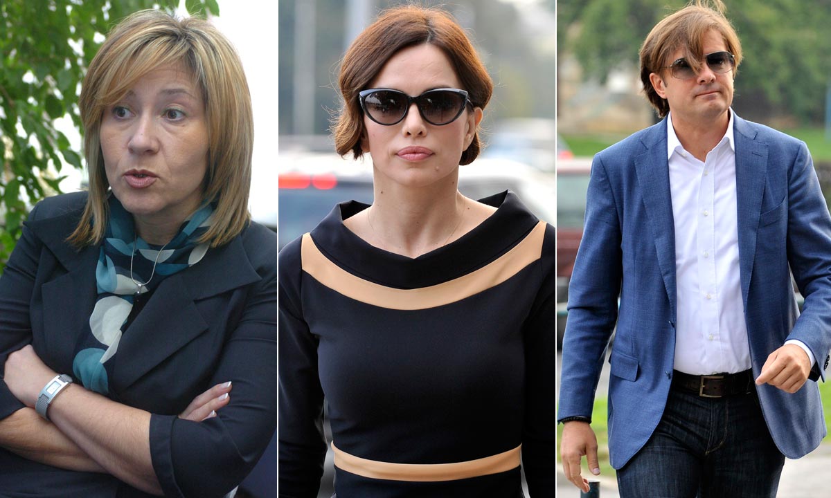 Ljiljana Klinger (lijevo), Severina Kojić (u sredini), Milan Popović (desno)