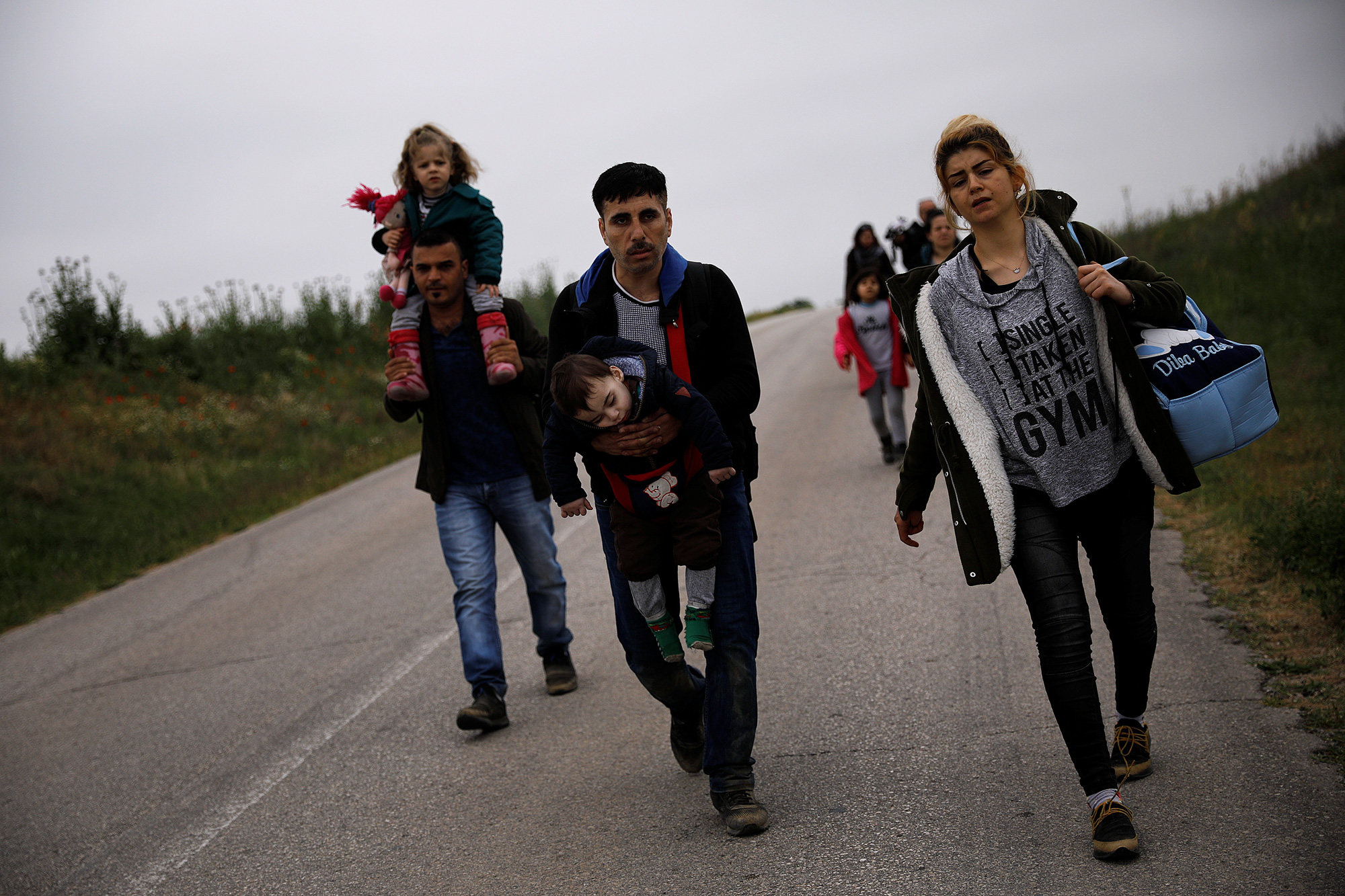 Ilustracija - migranti na granici Grčke i Turske