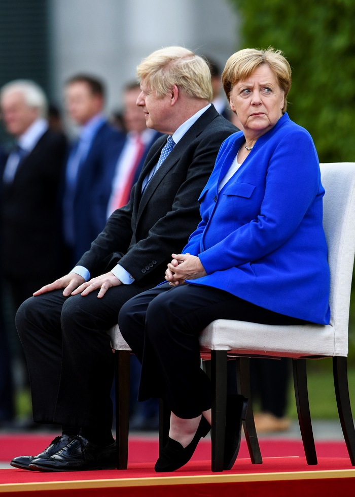 Angela Merkel i Boris Johnson