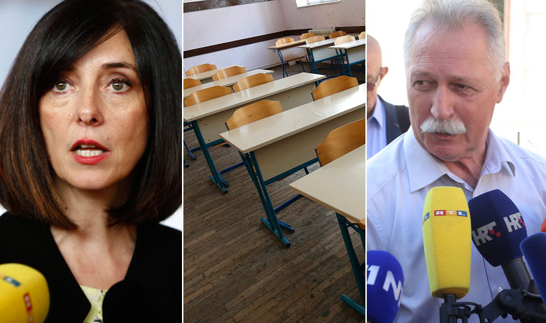 Blaženka Divjak i sindikalist Branimir Mihalinec