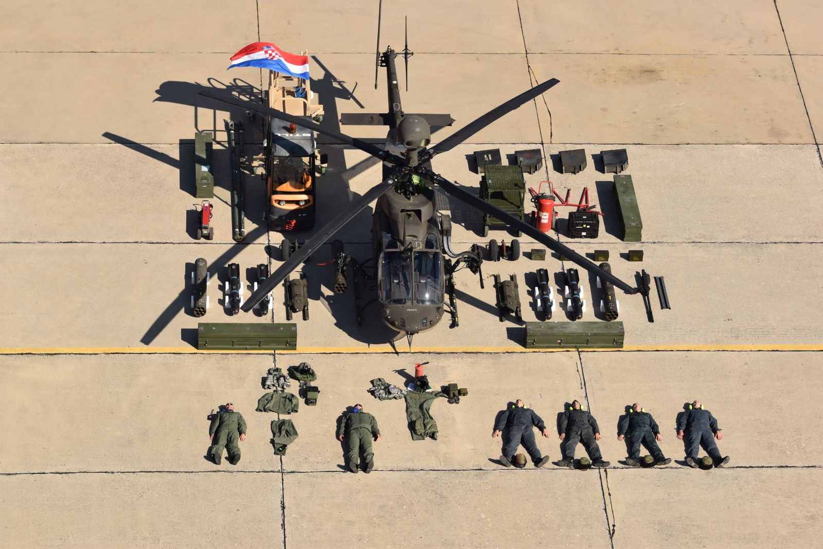 Tetris Challenge pilota i tehničara Kiowa Warriora